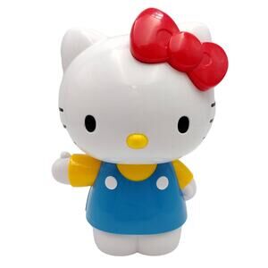 Sanrio Hello Kitty Dancing Waving Figure 7" tall Red Bow
